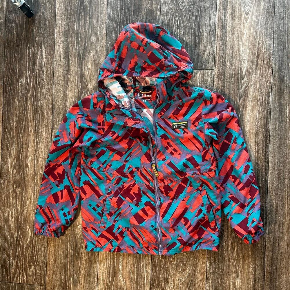 🌈 L.L.Bean Kids’ Mountain Classic Hooded Jacket | Size S 8